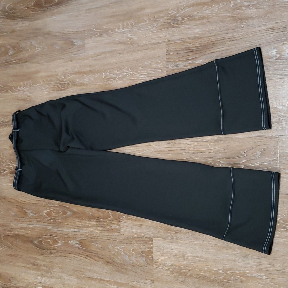 (L) NWT Revamped Flare Leg Pants Slim Evening Fancy Formal Office Minimalistic - Picture 12 of 12